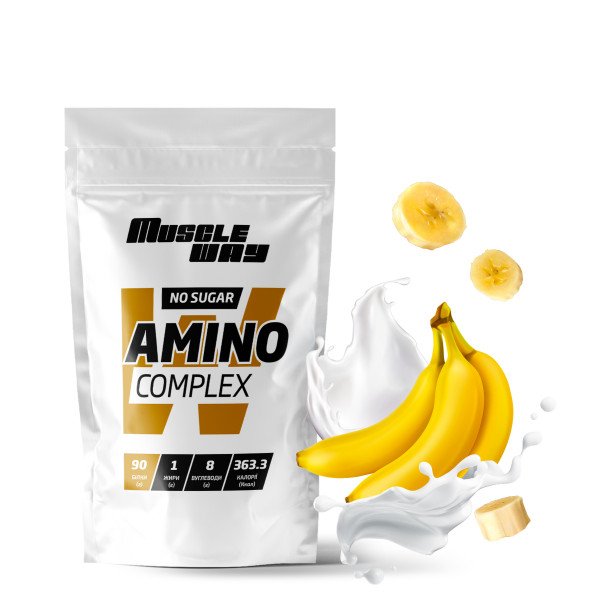 Амінокомплекс 300 г банан MuscleWay Амінокомплекс 300 г банан MuscleWay