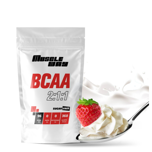 ВСАА 2:1:1 крем-вершки 300 г MuscleWay ВСАА 2:1:1 крем-вершки 300 г MuscleWay