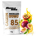 Міцелярний Казеїн 85 % 1 кг маракуя MuscleWay