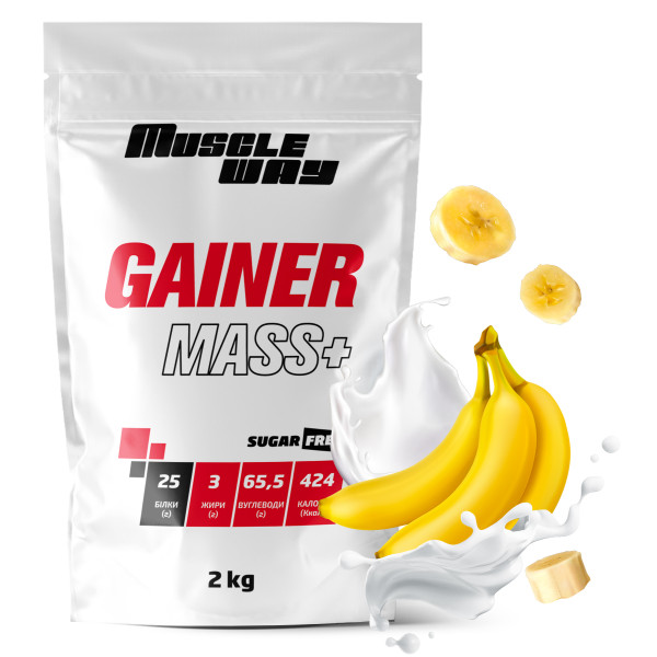 Гейнер 2 кг банан MuscleWay