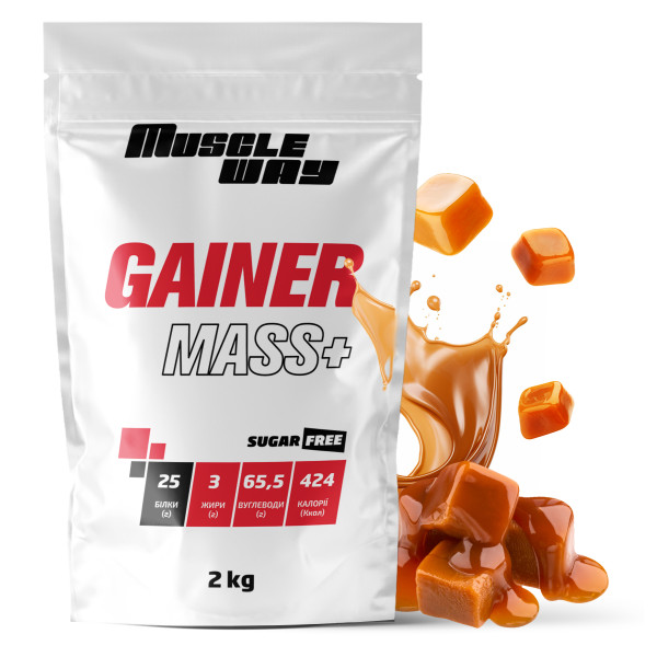 Гейнер 2 кг карамель MuscleWay