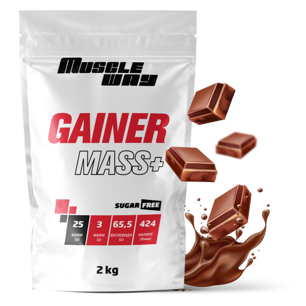 Гейнер 2 кг шоколад MuscleWay