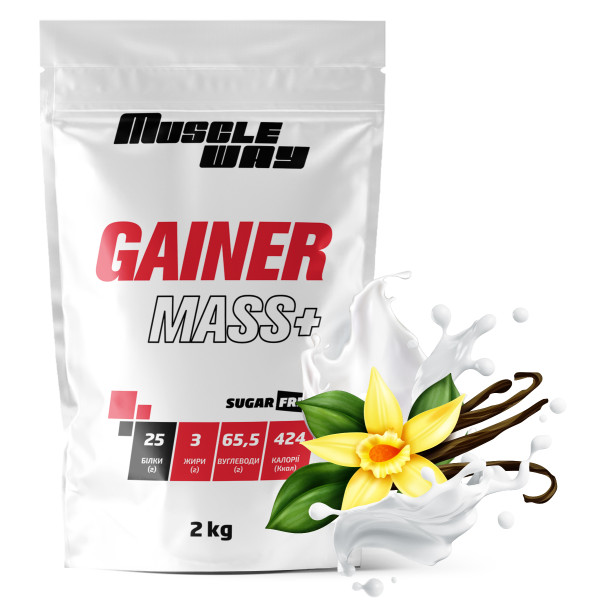 Гейнер 2 кг ваніль MuscleWay