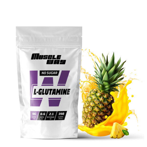 L-глютамін 200 г ананас MuscleWay