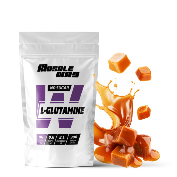 L-глютамін 300 г карамель MuscleWay