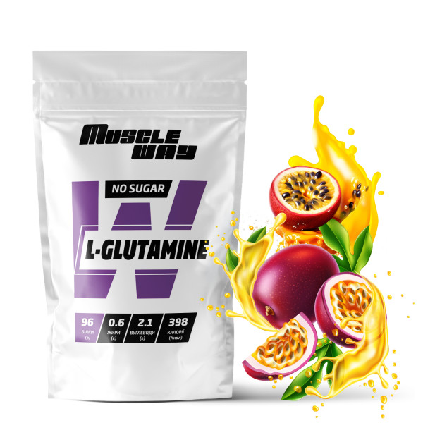 L-глютамін 500 г маракуя MuscleWay