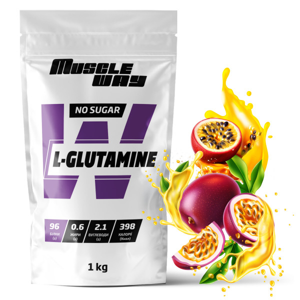 L-глютамін 1 кг маракуя MuscleWay