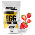 Концентрат яєчного білку (альбумін) 85% 1 кг полуниця MuscleWay