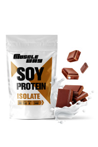 Ізолят соєвого протеїну 90% 500 г молочний шоколад MuscleWay