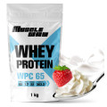 Сироватковий протеїн КСБ-65 MuscleWay 1 кг крем-вершки